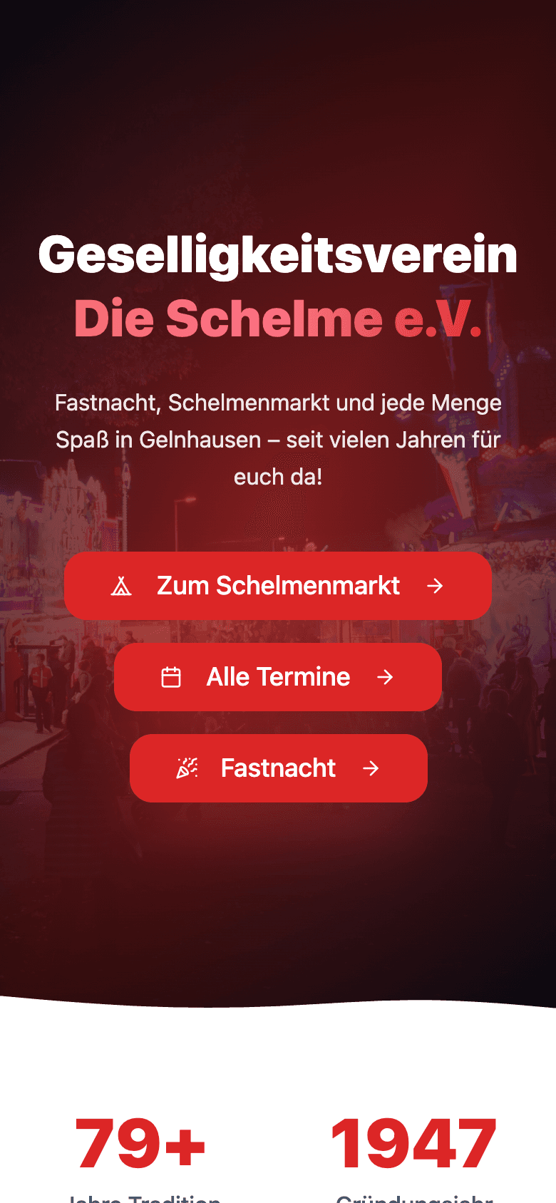 Vereins-Plattform "Die Schelme" e.V. Mobile